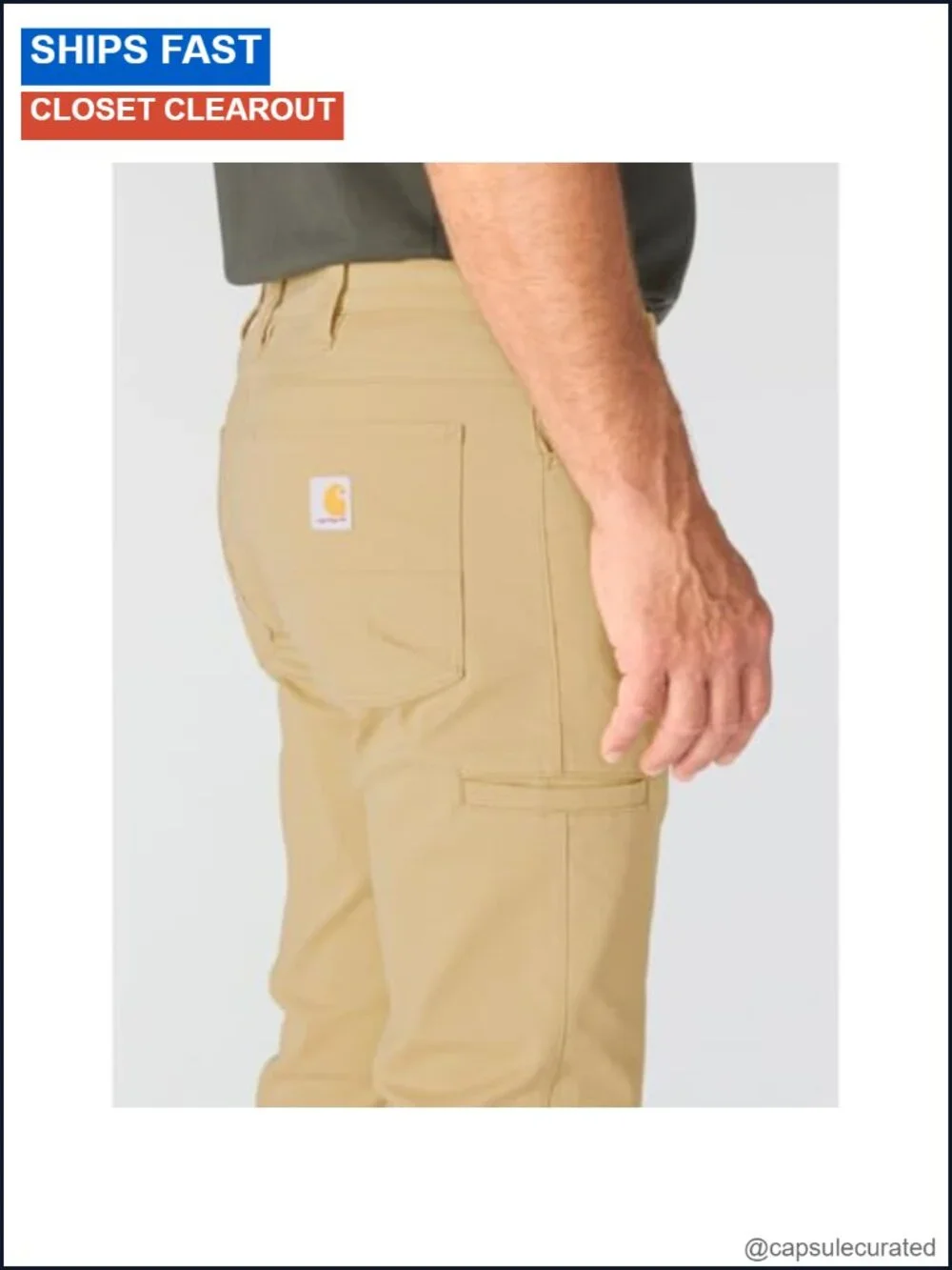 Relaxed Straight Work Utility Pants with FastDry UPF 50+